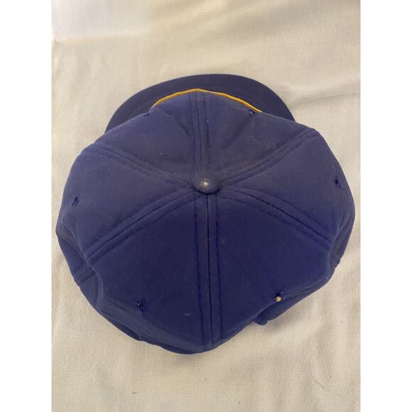 Vintage Edco Drilling Company Patch Hat Dad Cap Snapback Blue Cotton Foam Truck - Picture 4 of 11